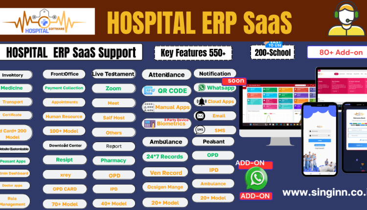 PRO HOSPITAL ERP SaaS Web+Patient Apps + Doctor Apps